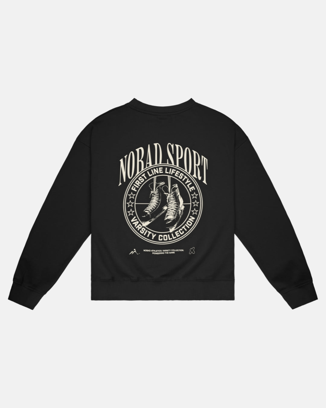 Varsity Crewneck | Black