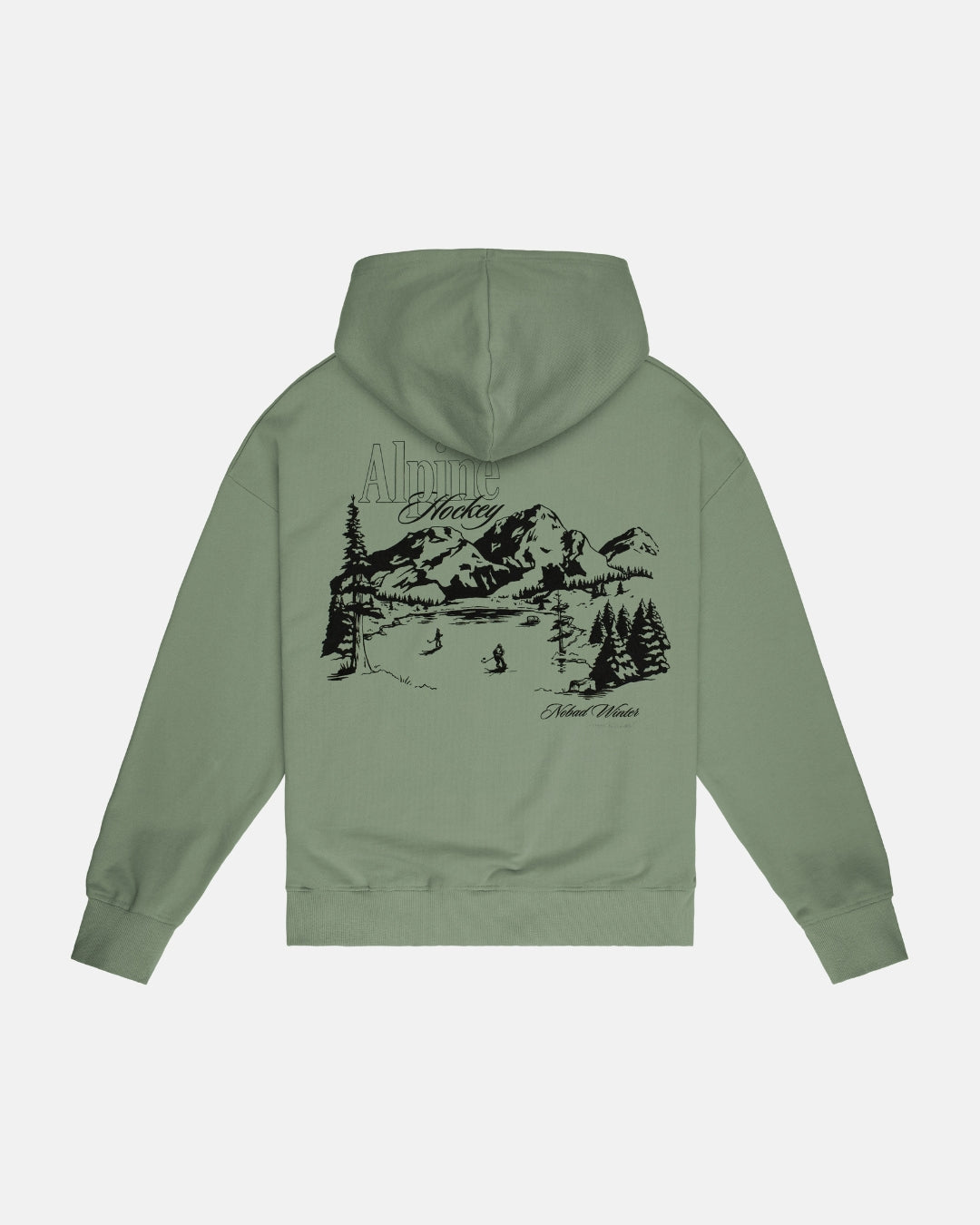 Alpine Hockey Hoodie | Winter Green
