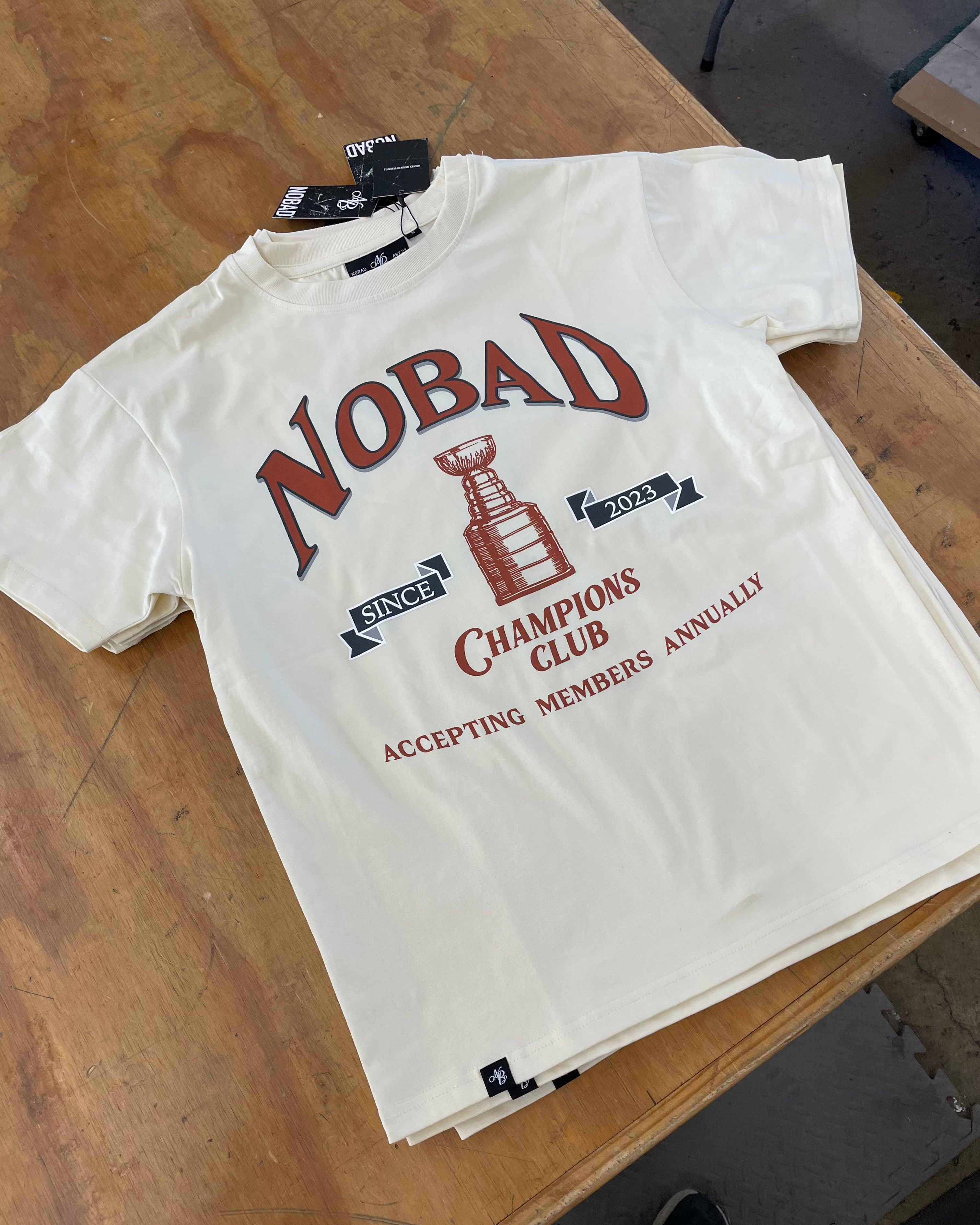 Champions Club T-Shirt | Cream-thumbmail-4