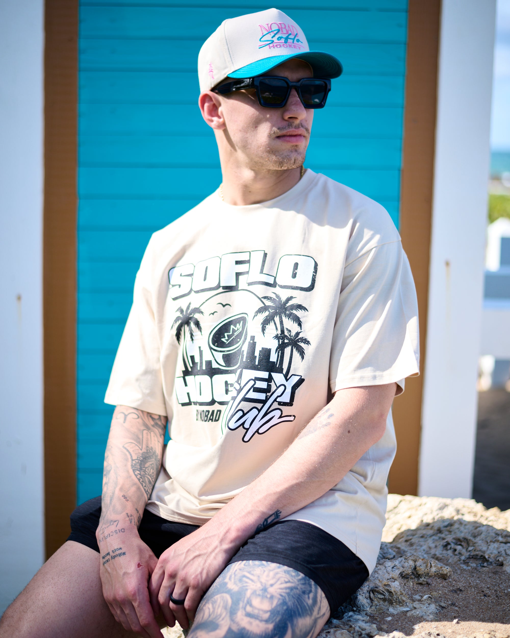 SoFlo Hockey T-Shirt | Tan