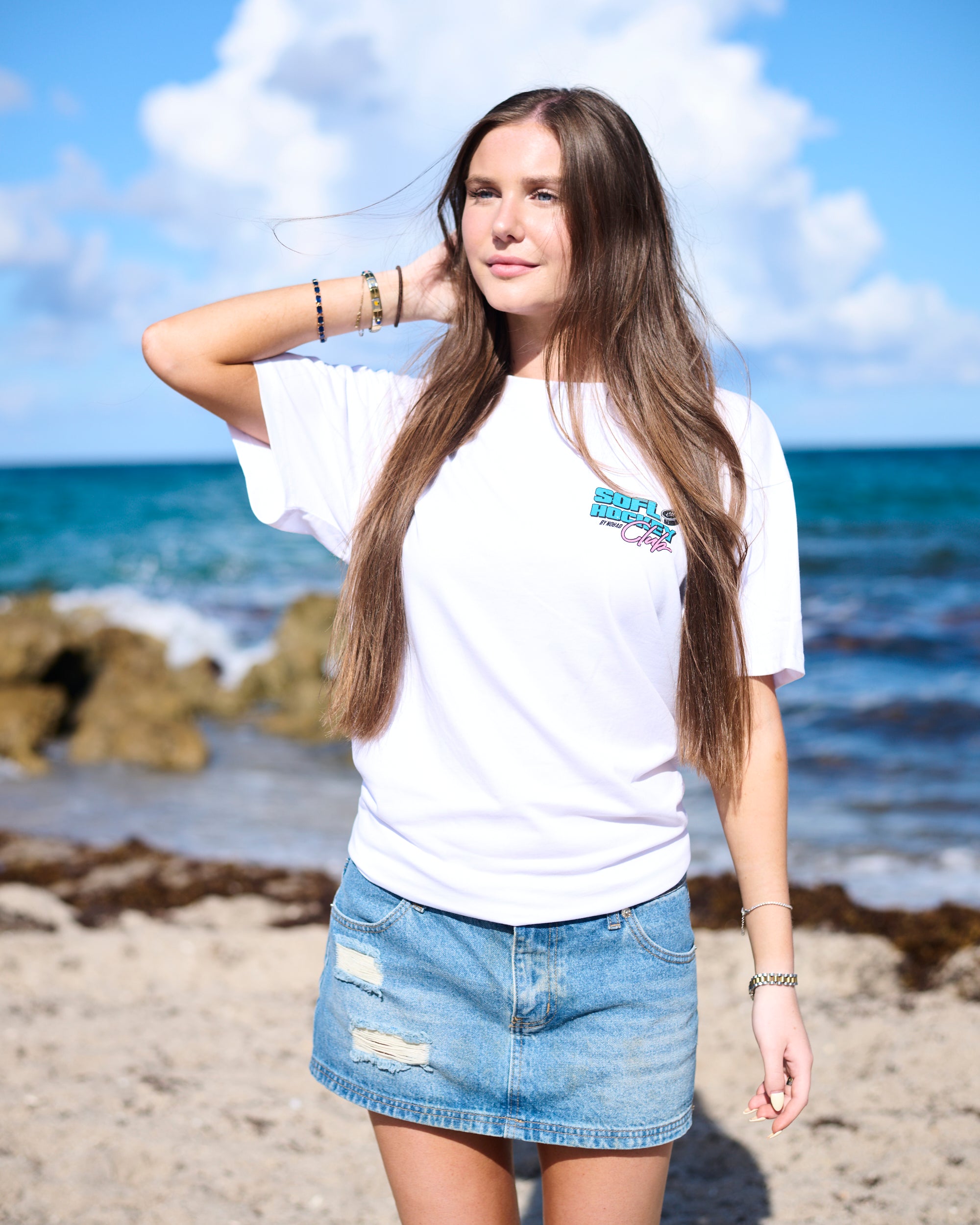 SoFlo Hockey T-Shirt | White