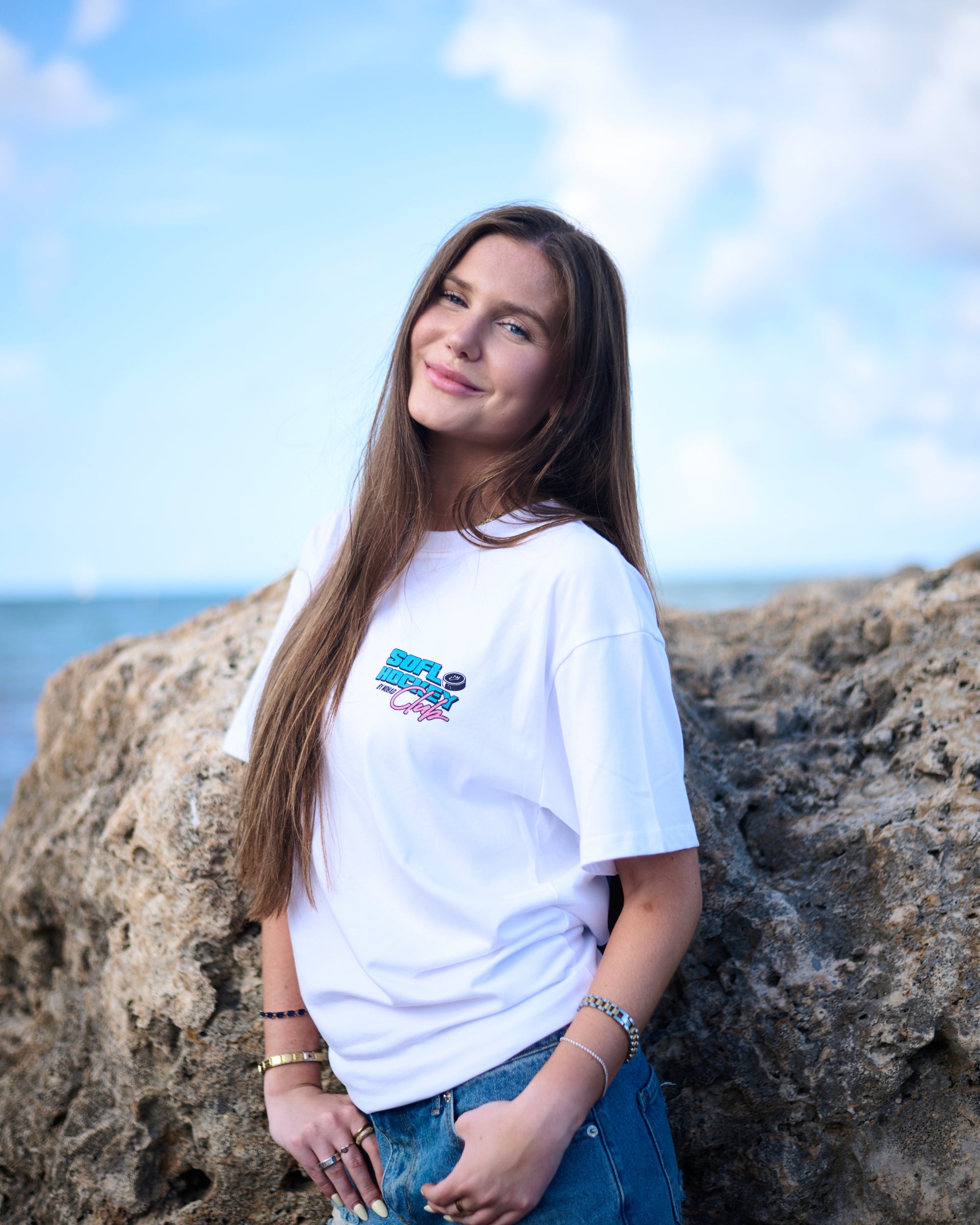 SoFlo Hockey T-Shirt | White