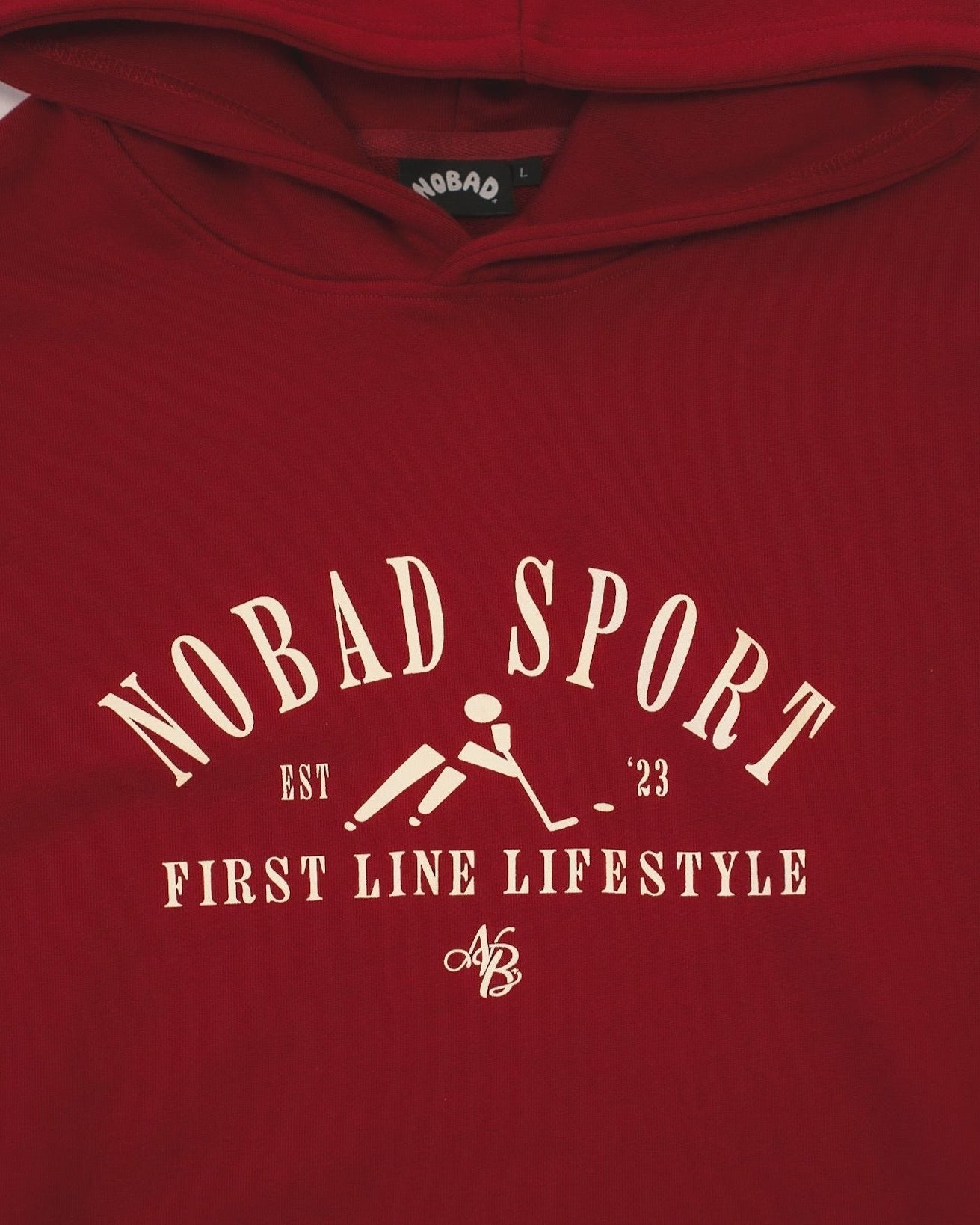 First Line NOBAD Sport Red Hoodie