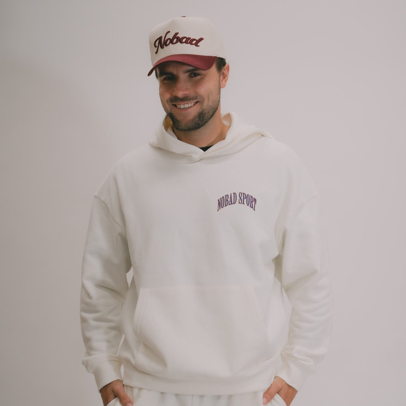 Varsity NOBAD Sport Cream Hoodie