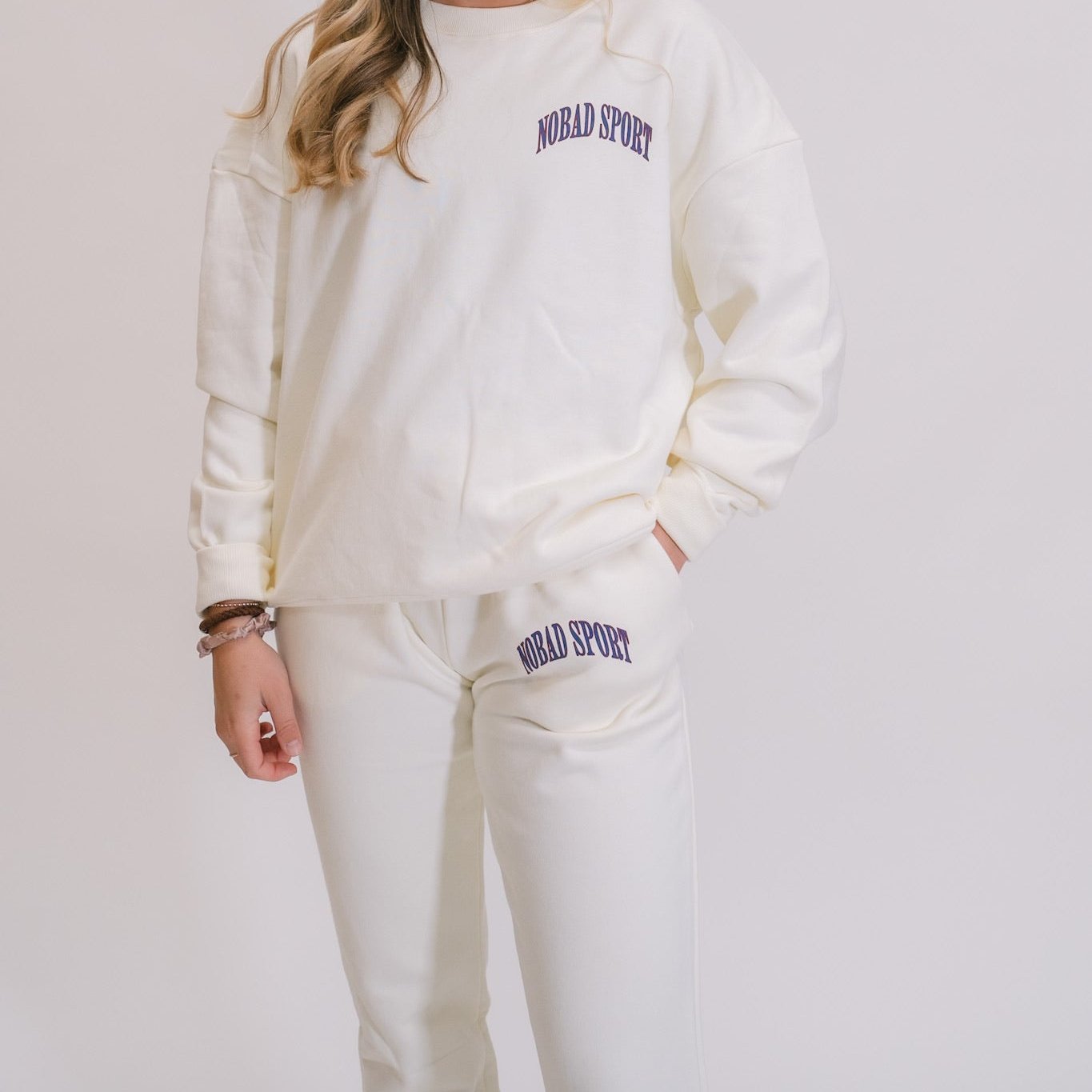 Varsity NOBAD Sport Cream Sweatpants