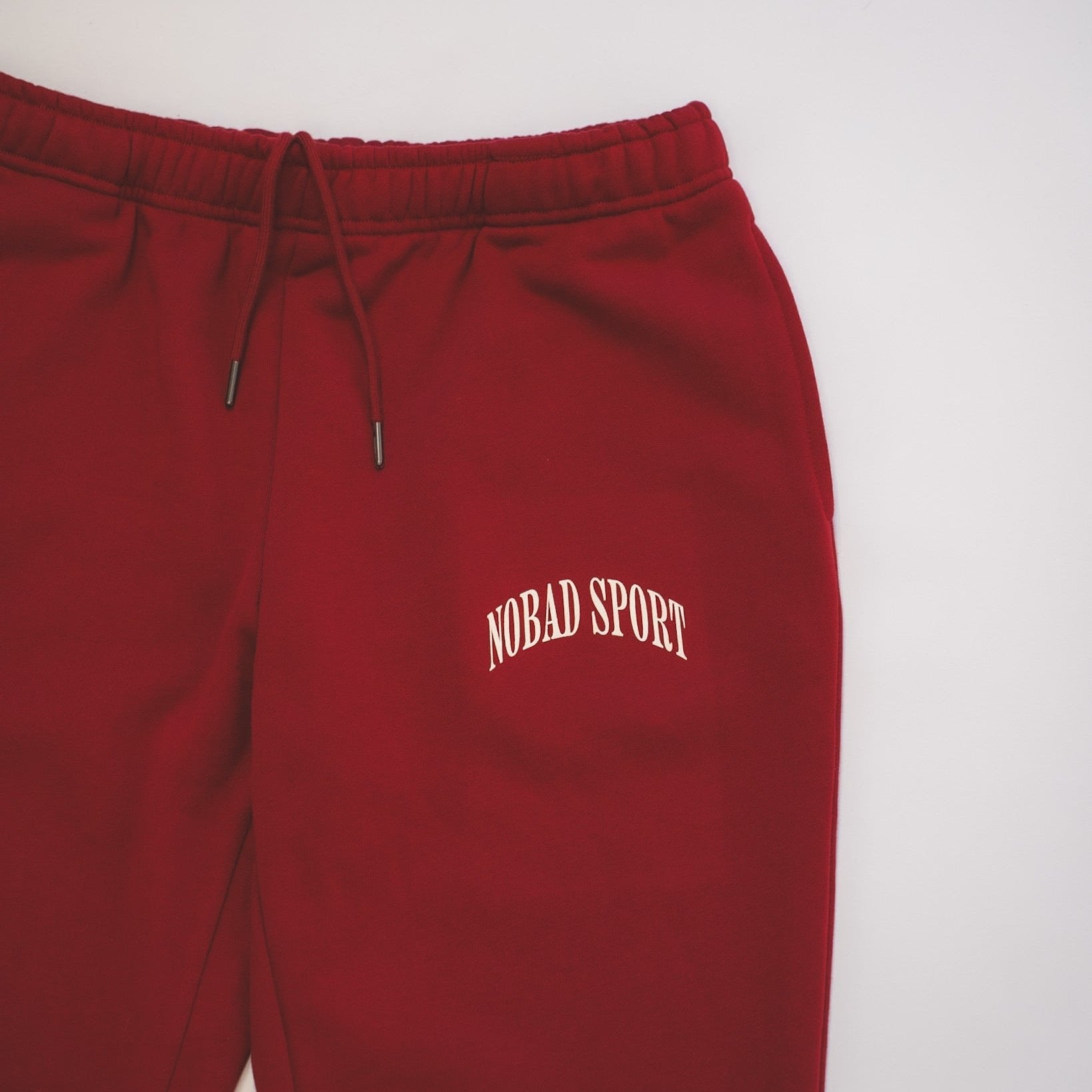 Varsity NOBAD Sport Red Sweatpants