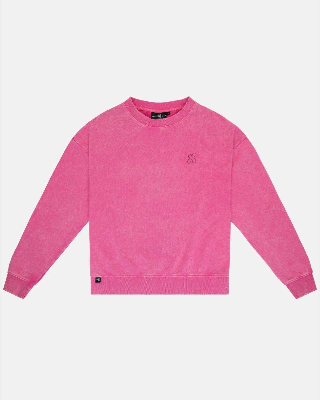Vintage Embroidered Crewneck | Washed Pink