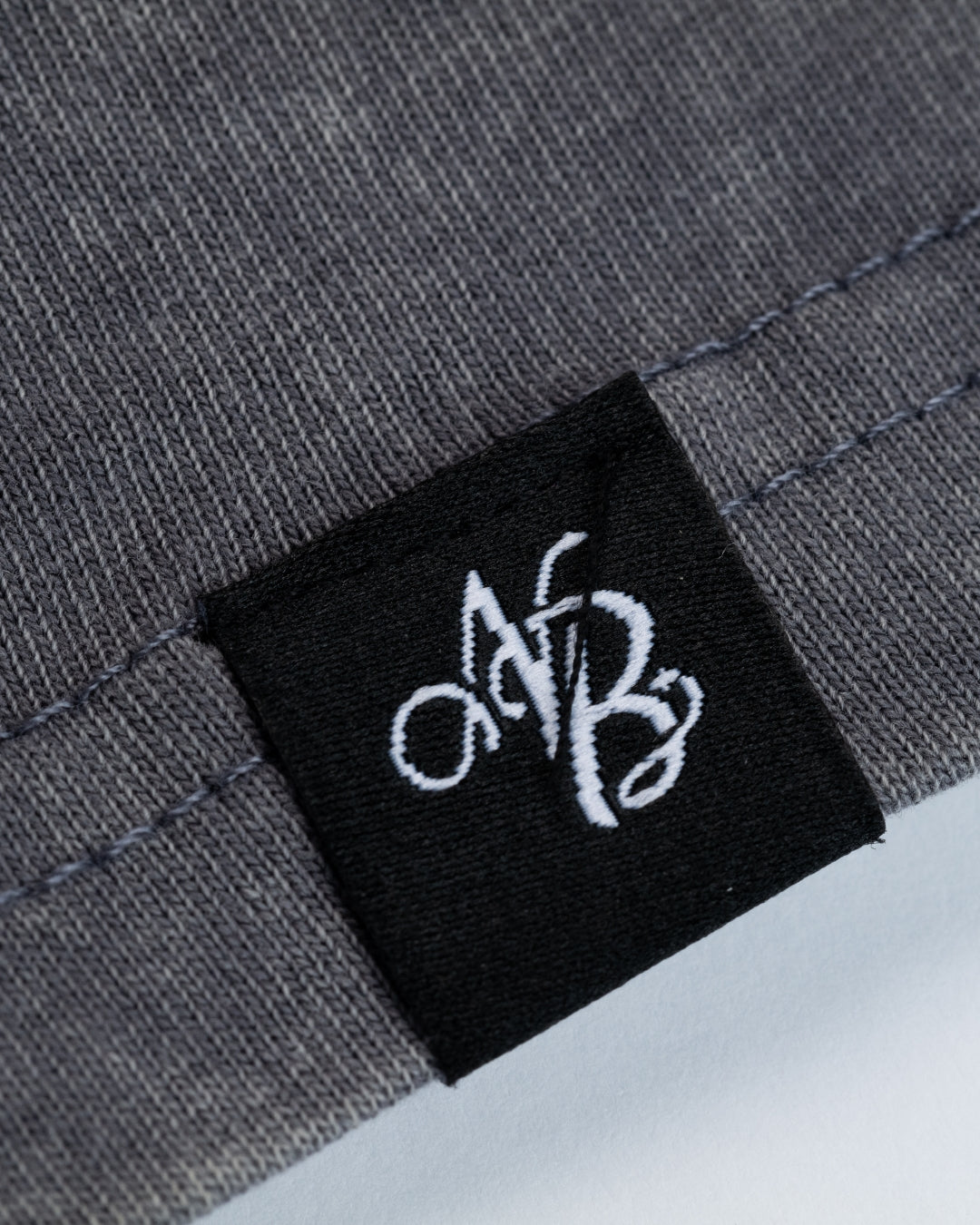 Vintage Embroidered Long Sleeve - Washed Grey