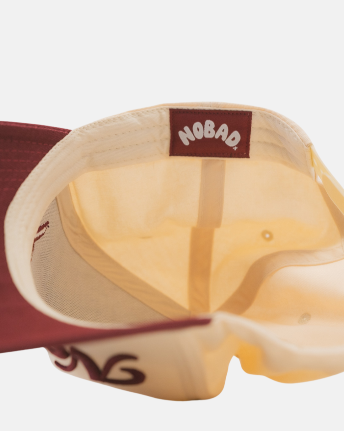 NOBAD Classic Red Snapback Hat