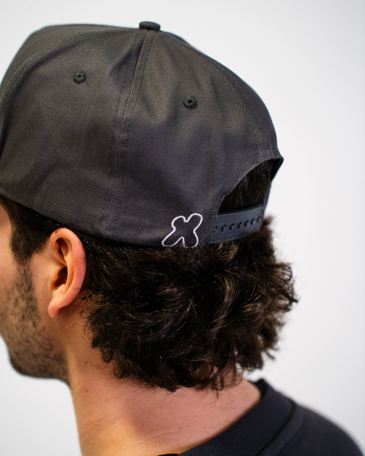 NOBAD Classic Charcoal Snapback Hat-3