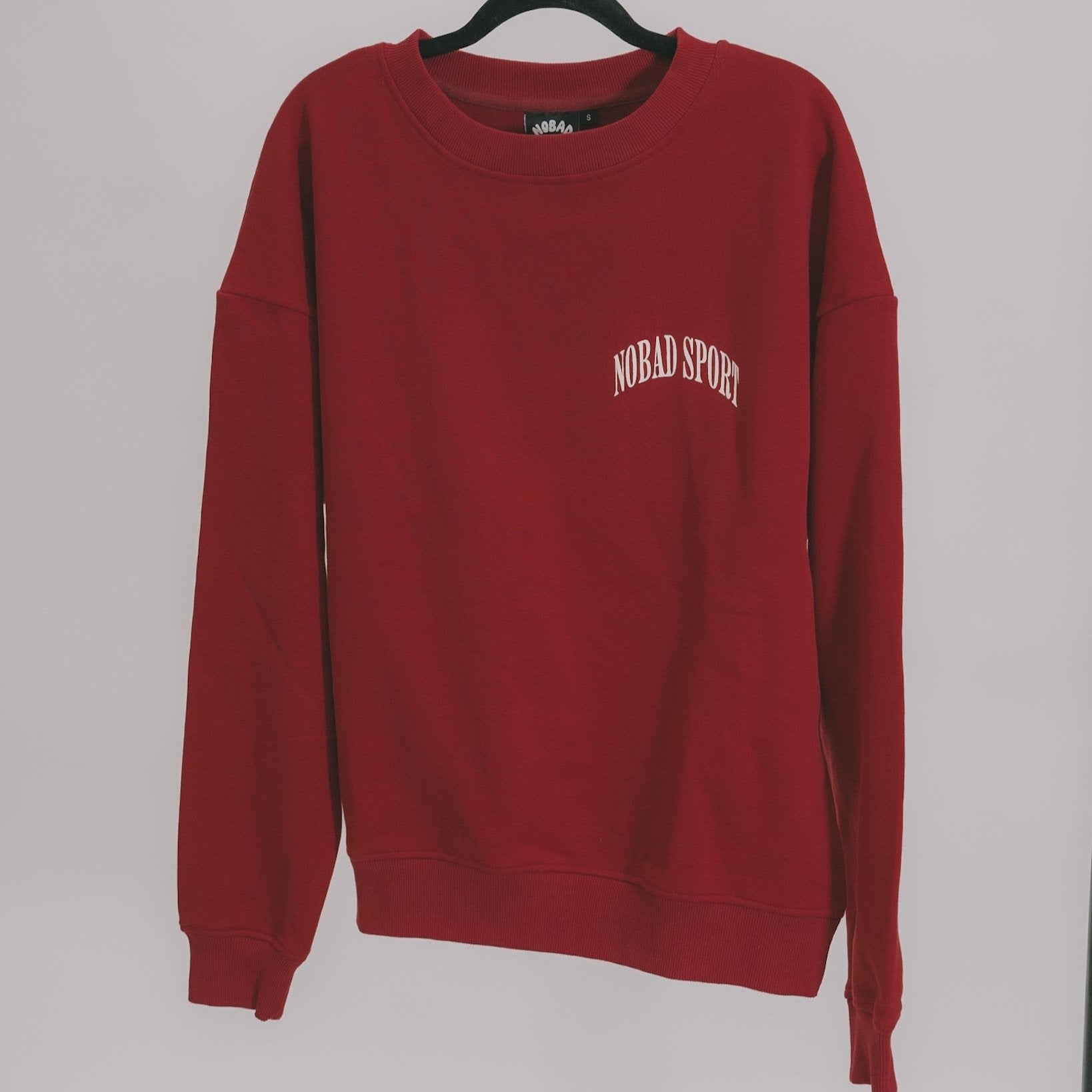 Varsity NOBAD Sport Red Crewneck