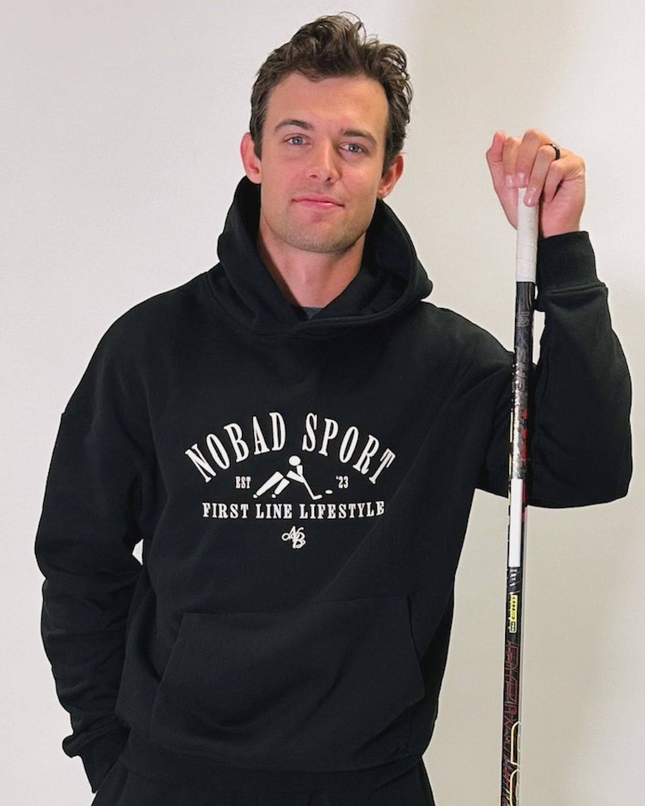 First Line NOBAD Sport Black Hoodie
