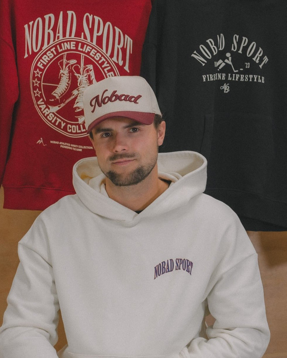 NOBAD Classic Red Snapback Hat