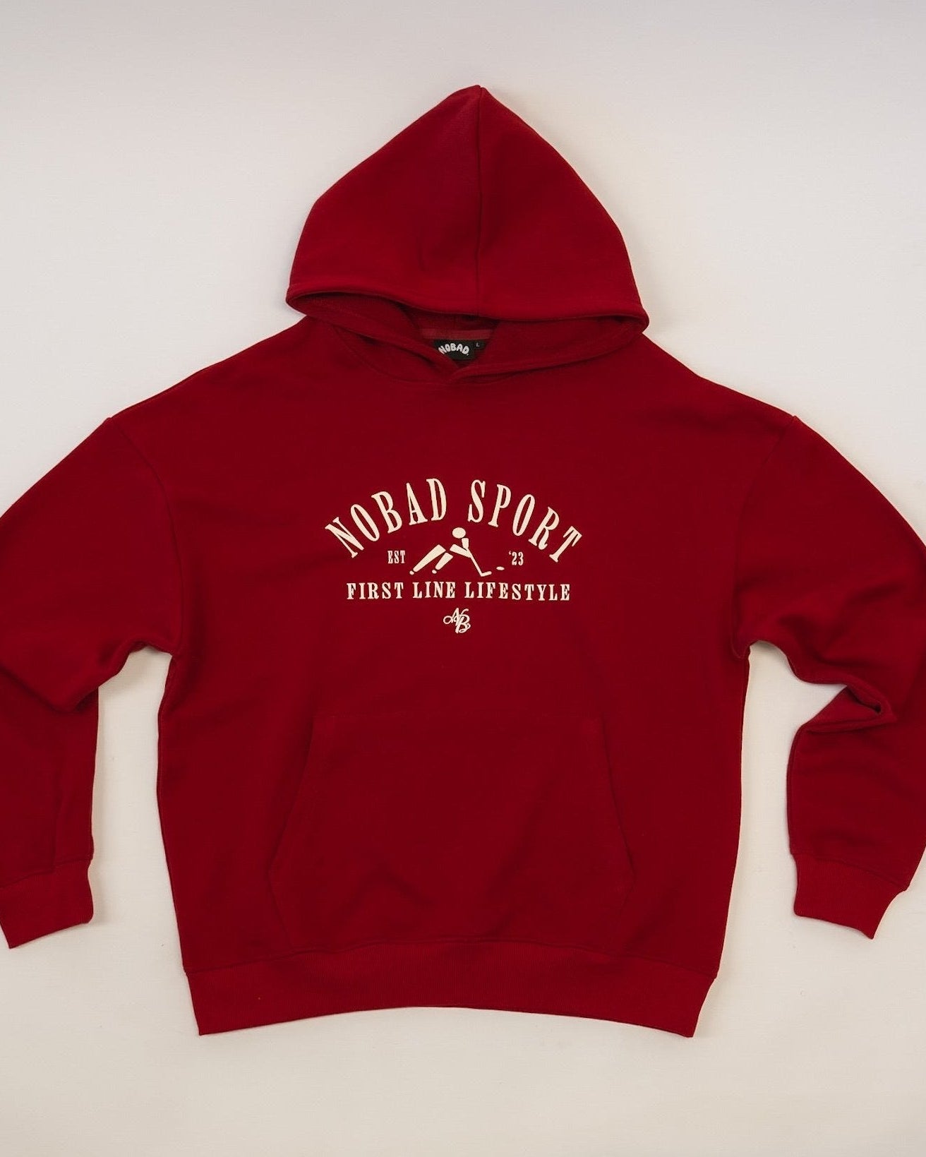 First Line NOBAD Sport Red Hoodie