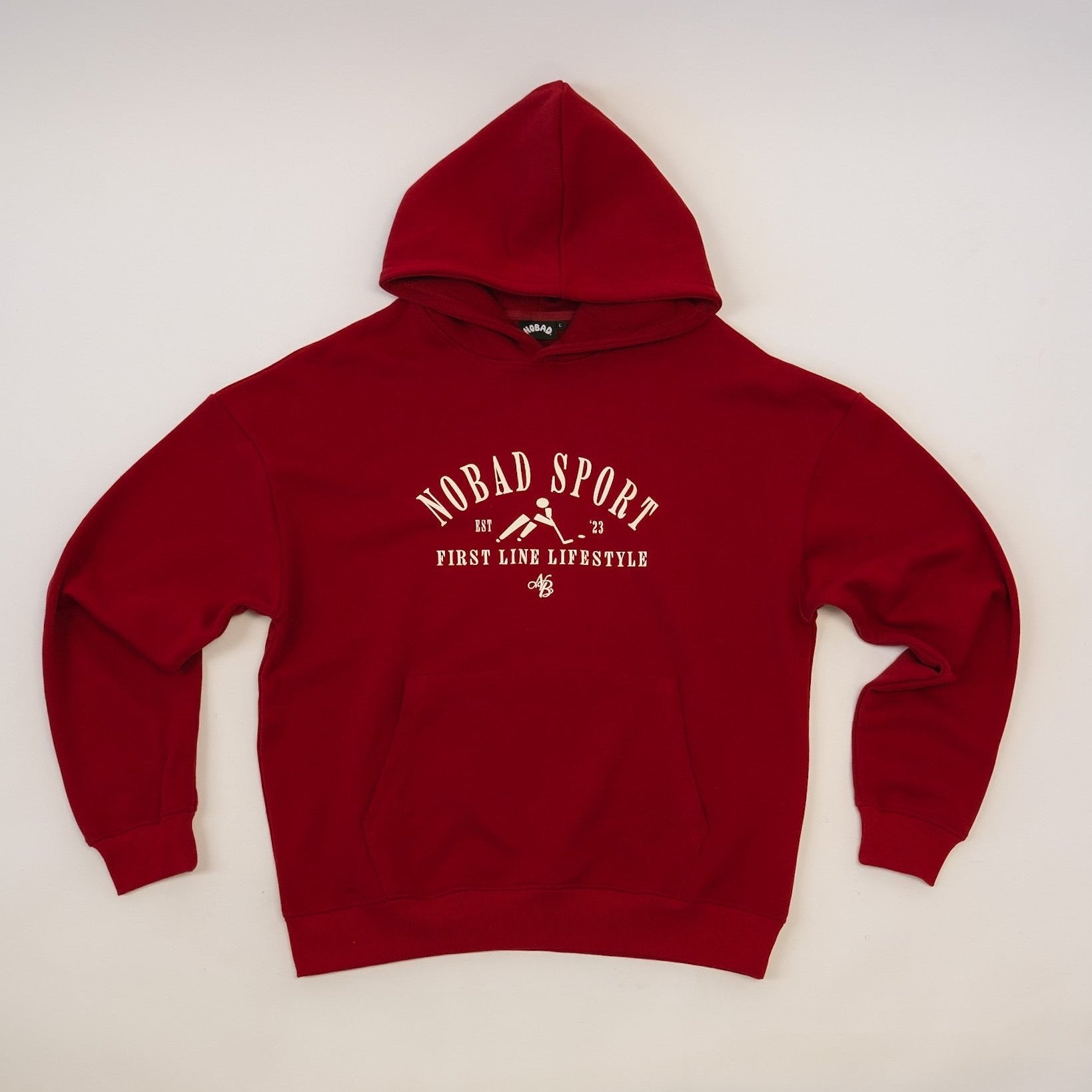 First Line NOBAD Sport Red Hoodie