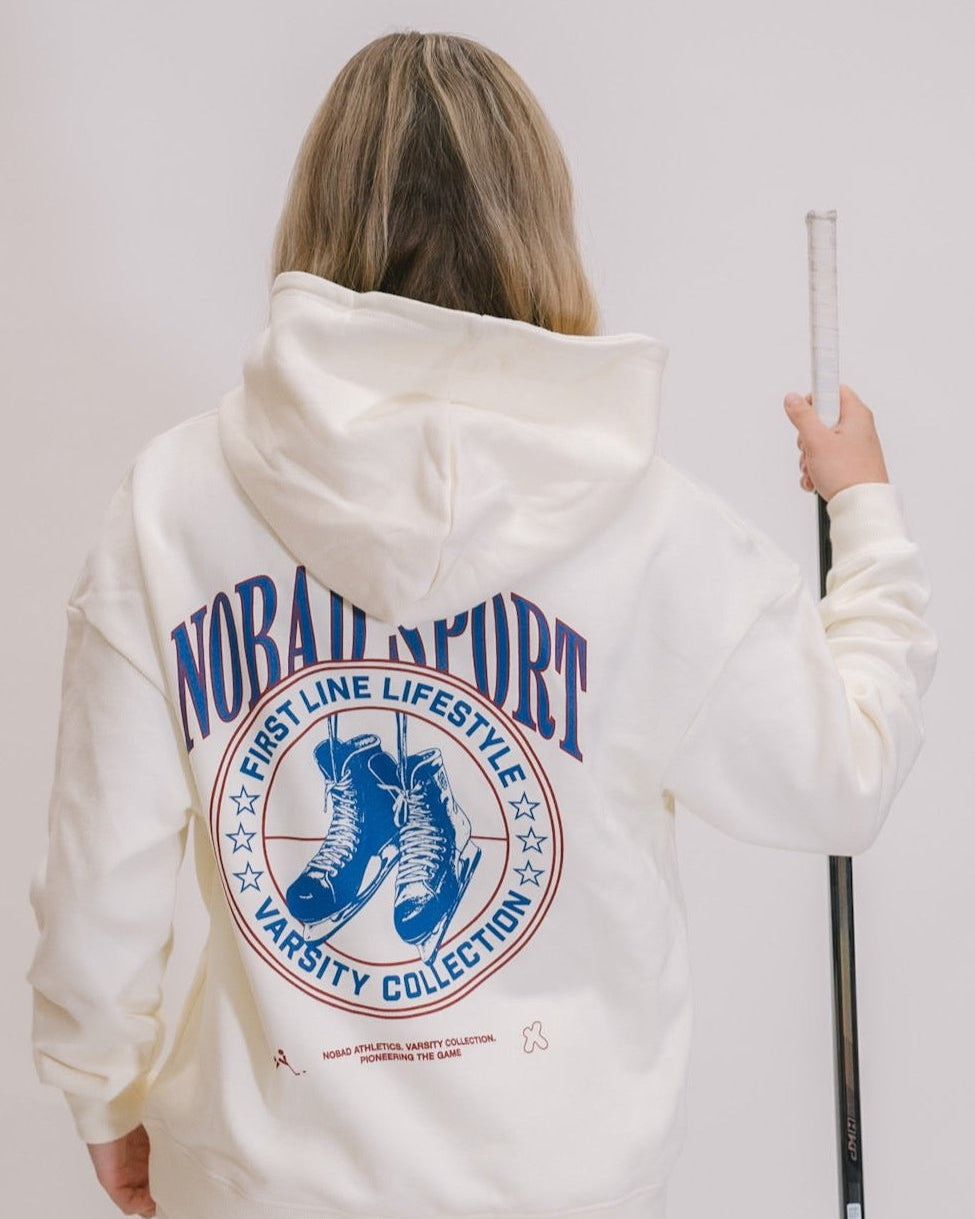 Varsity Hoodie | Cream