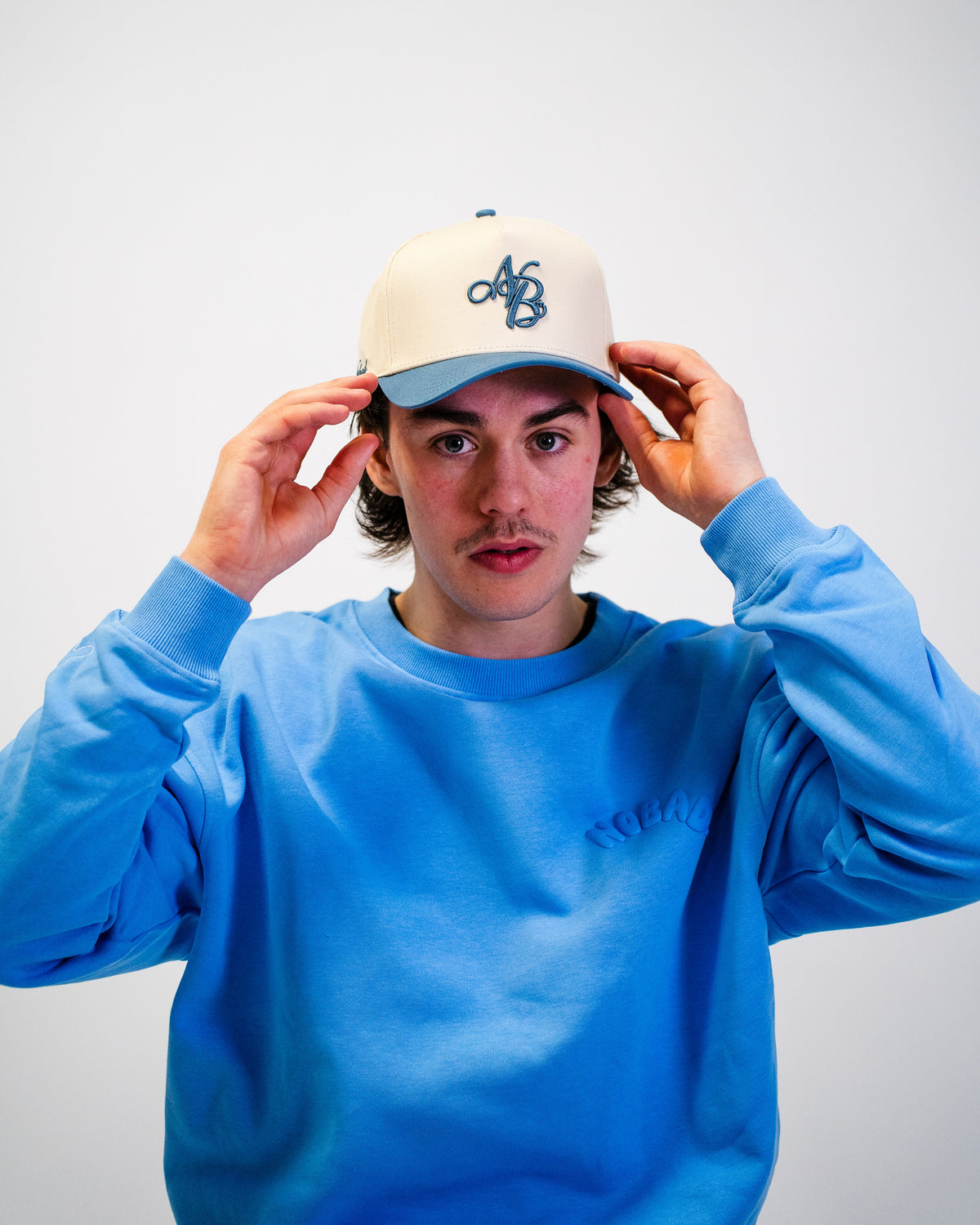 NB Snapback Dusty Blue-4