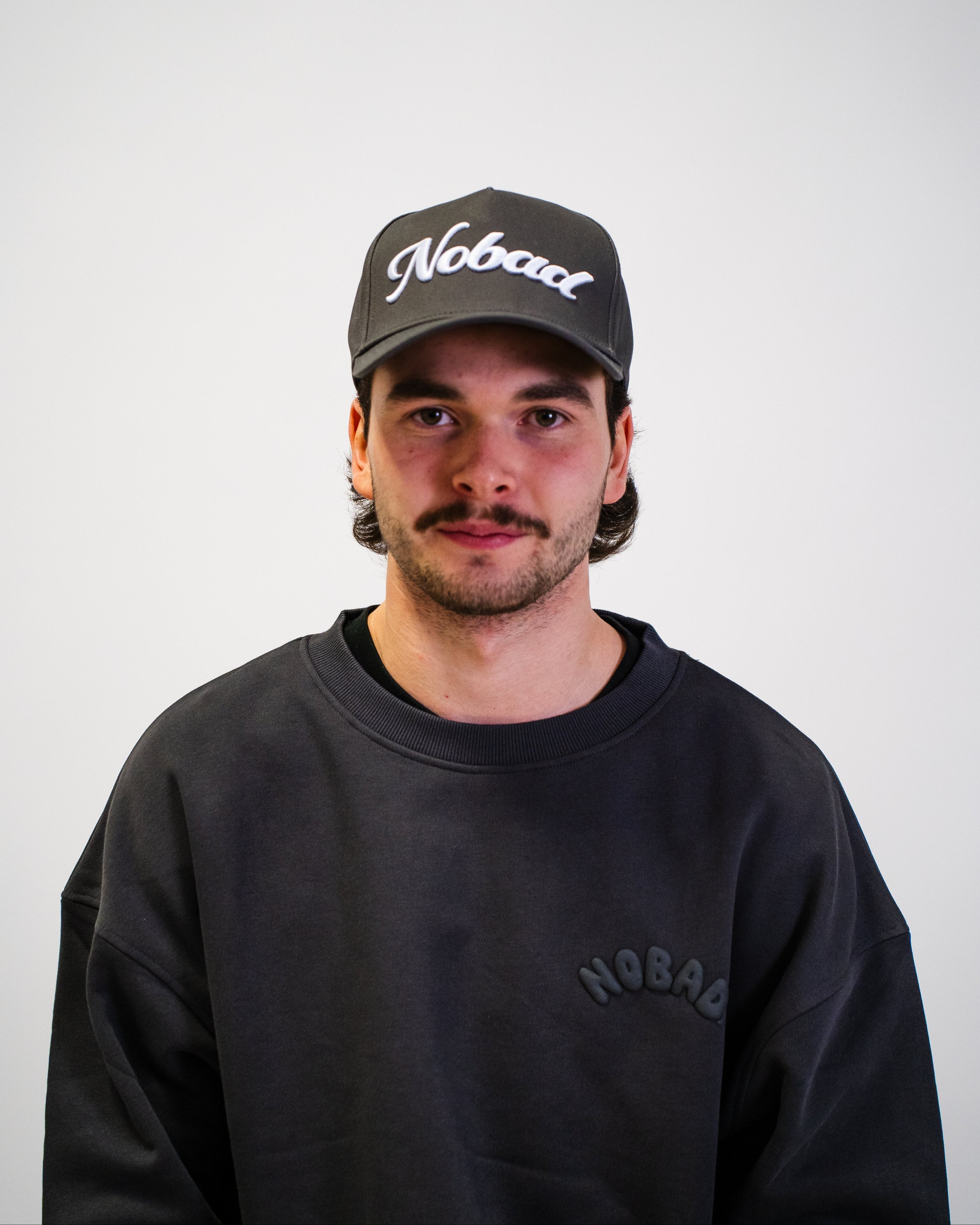 NOBAD Classic Charcoal Snapback Hat
