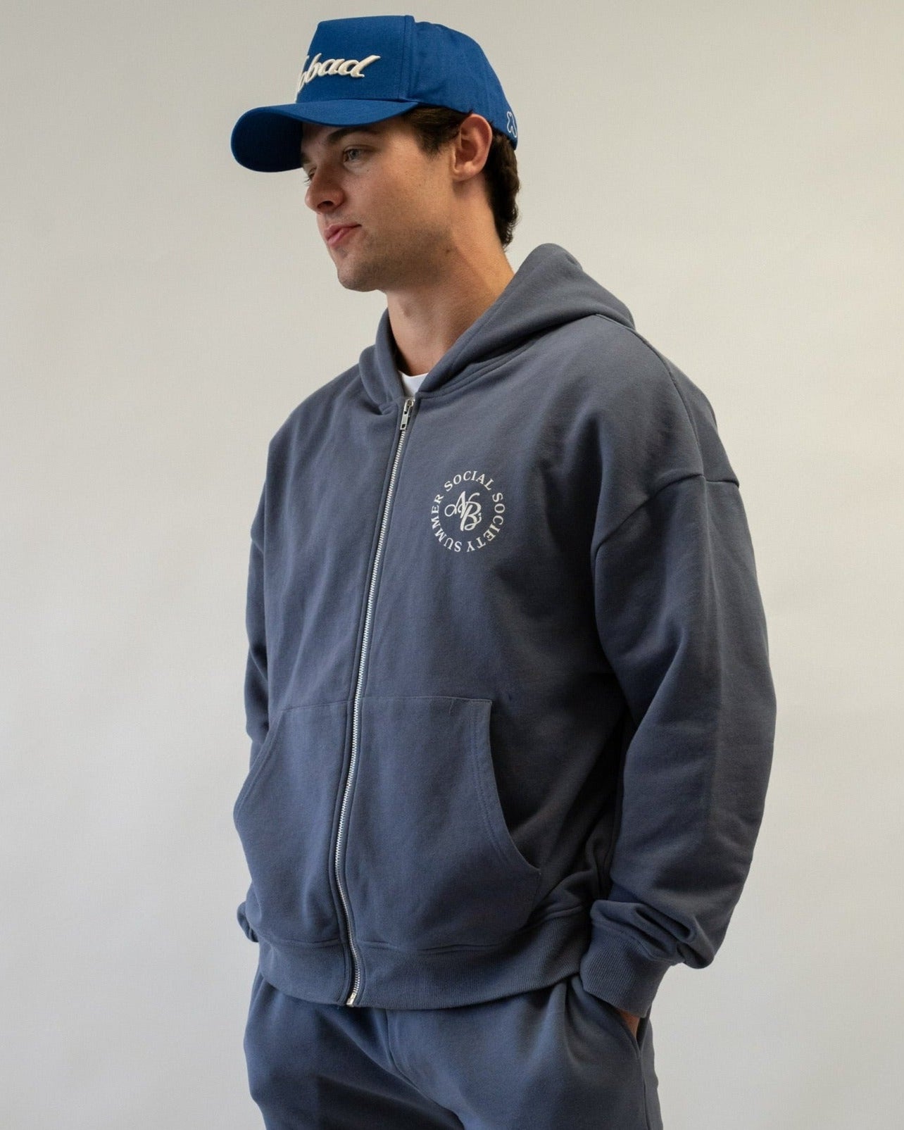Off-Season Zip-Up | Slate Grey