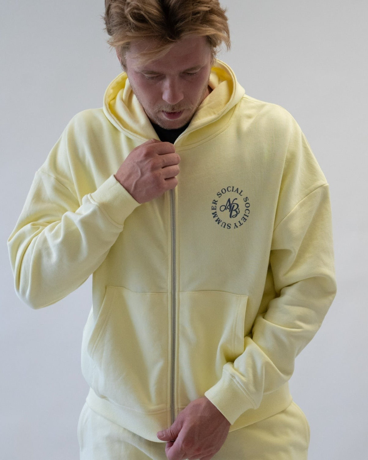YELLOW OFF-SEASON ZIP UP