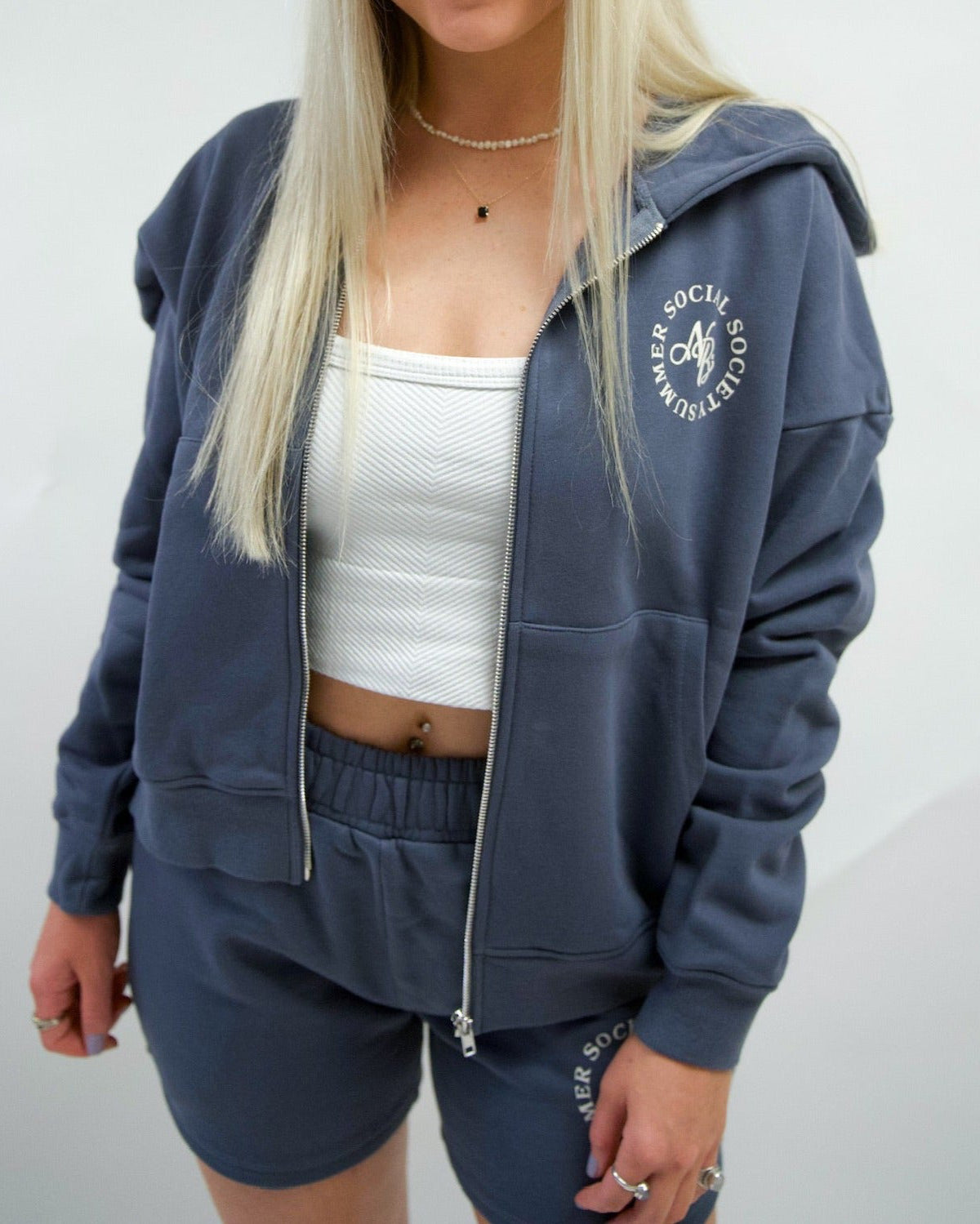 Off-Season Zip-Up | Slate Grey