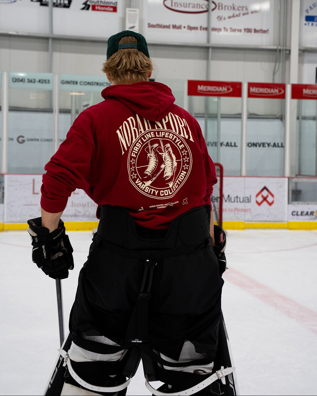 Varsity Hoodie | Red