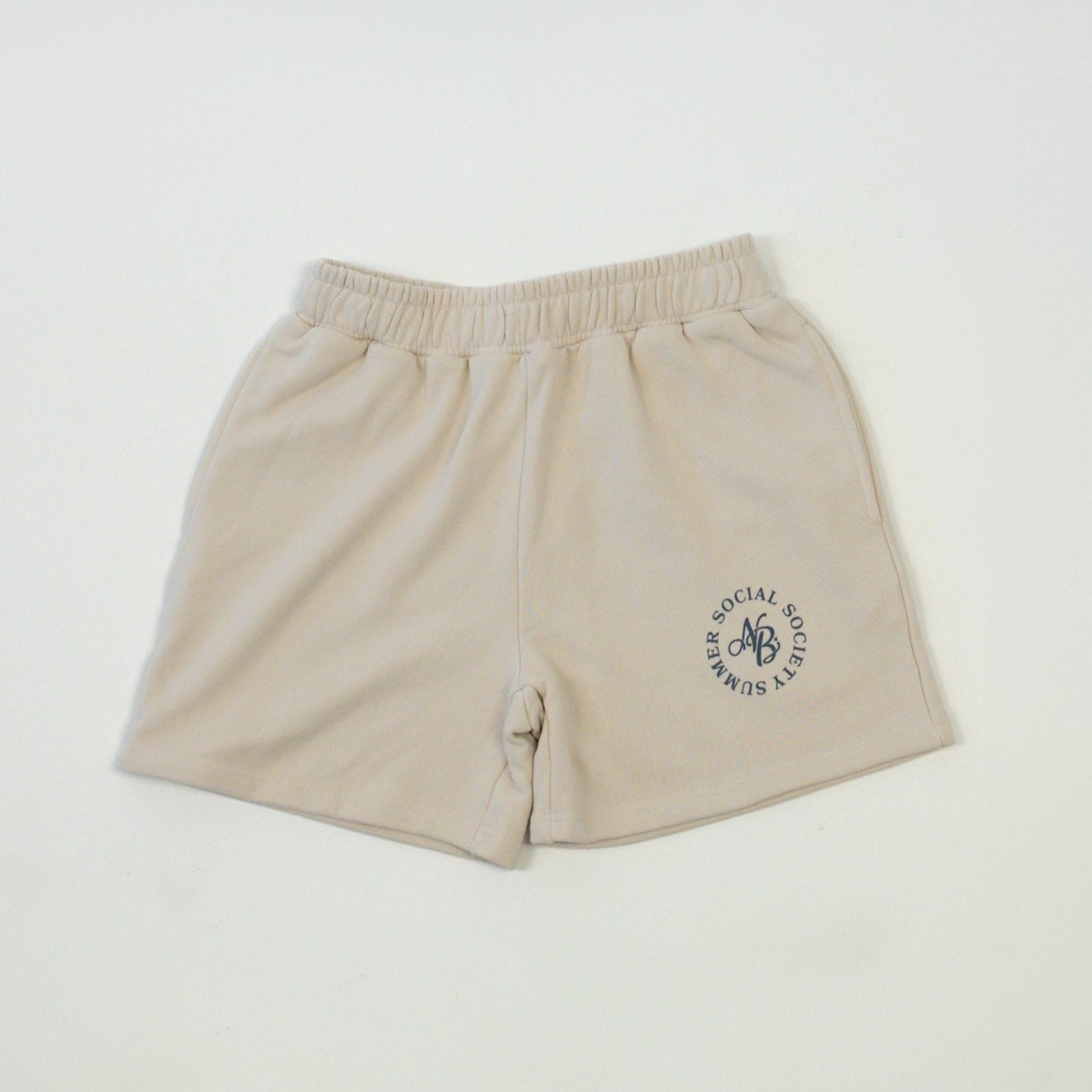 TAN OFF-SEASON SWEAT SHORTS