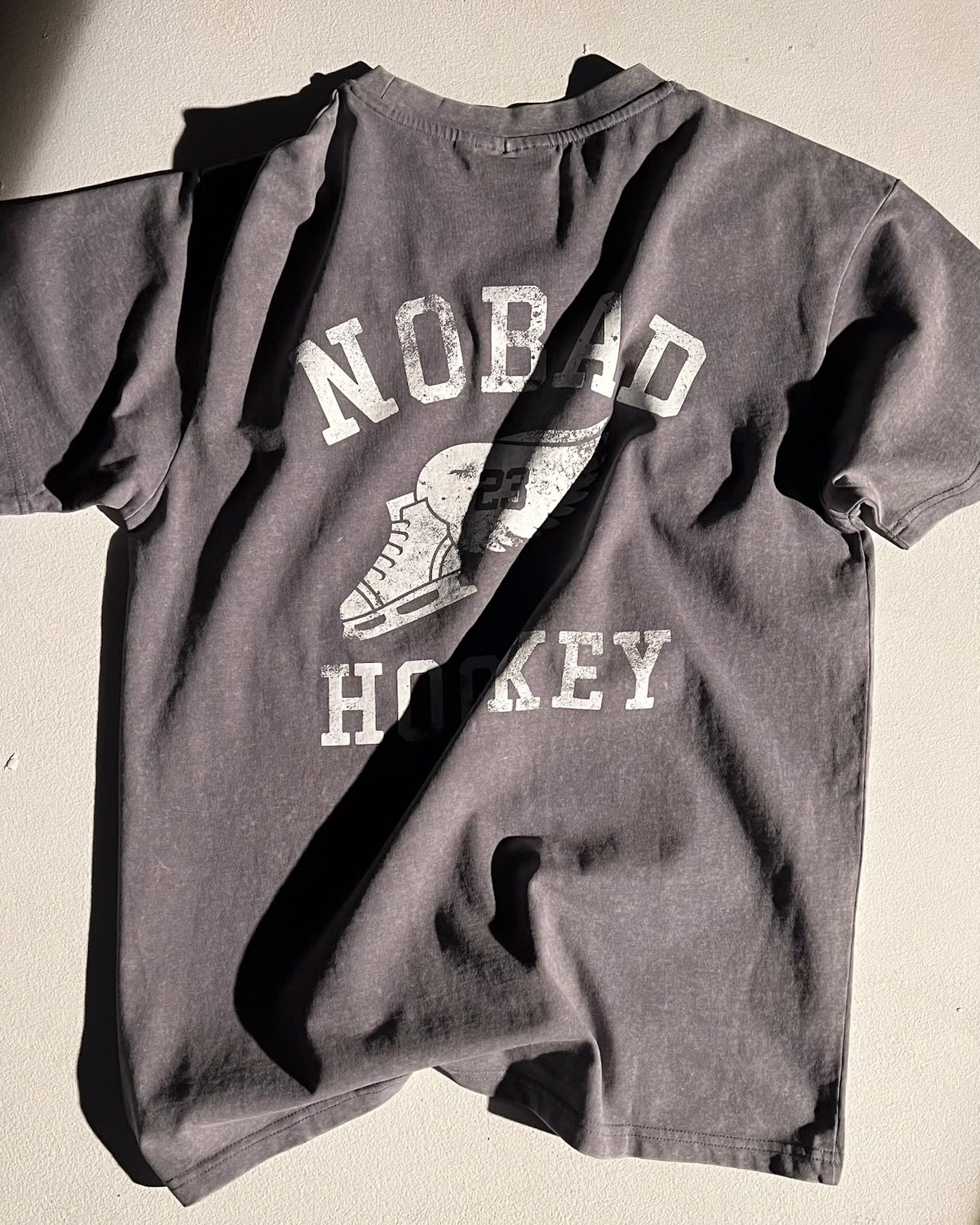 Vintage Hockey T-shirt - Washed Grey