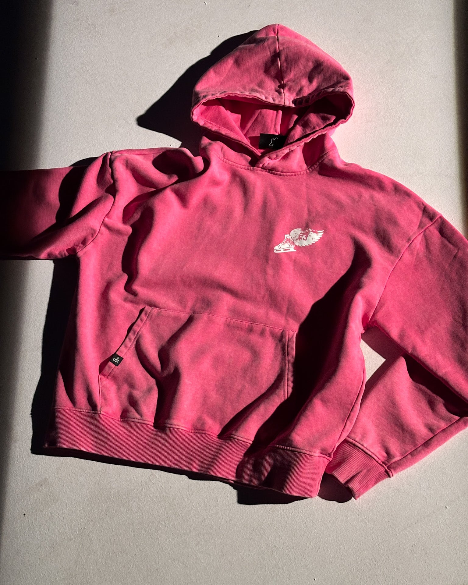 Vintage Hockey Hoodie | Washed Pink