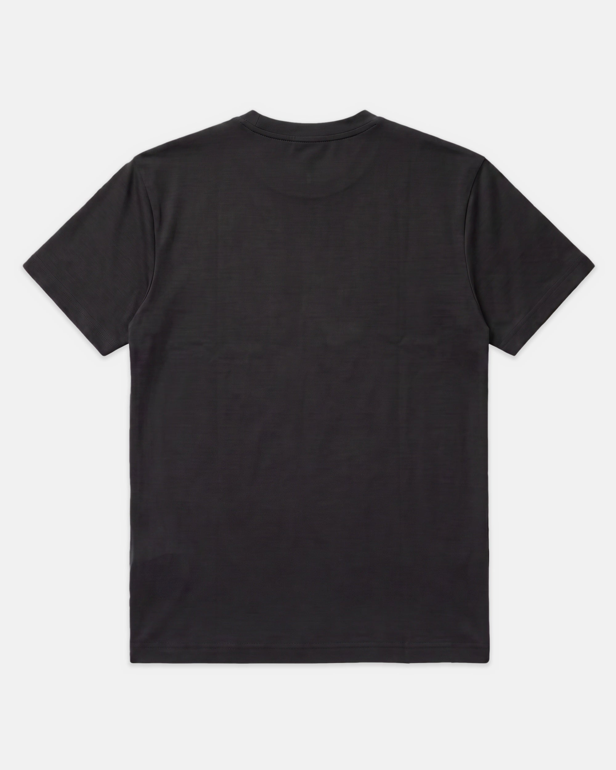 NOBAD bamboo cotton t-shirt in black, back view