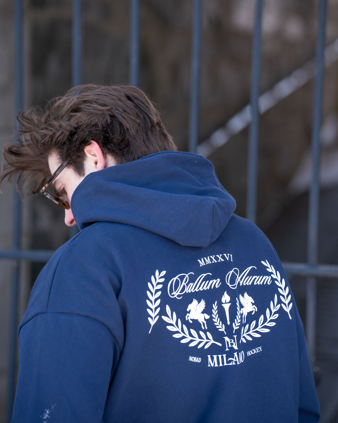 Ballum Aurum Hoodie | Blue-thumbmail-3