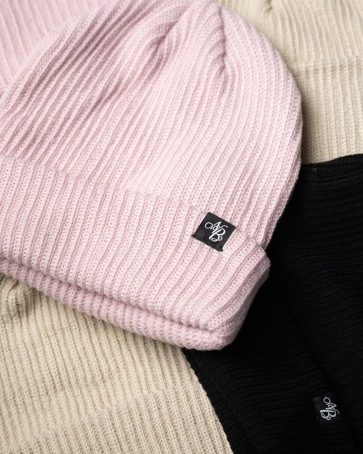 NB Organic Cotton Beanie | Pink-3