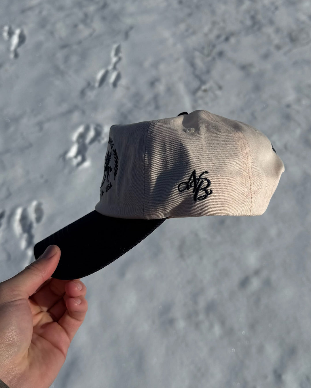 Ballum Aurum Hat | Blue and white-3