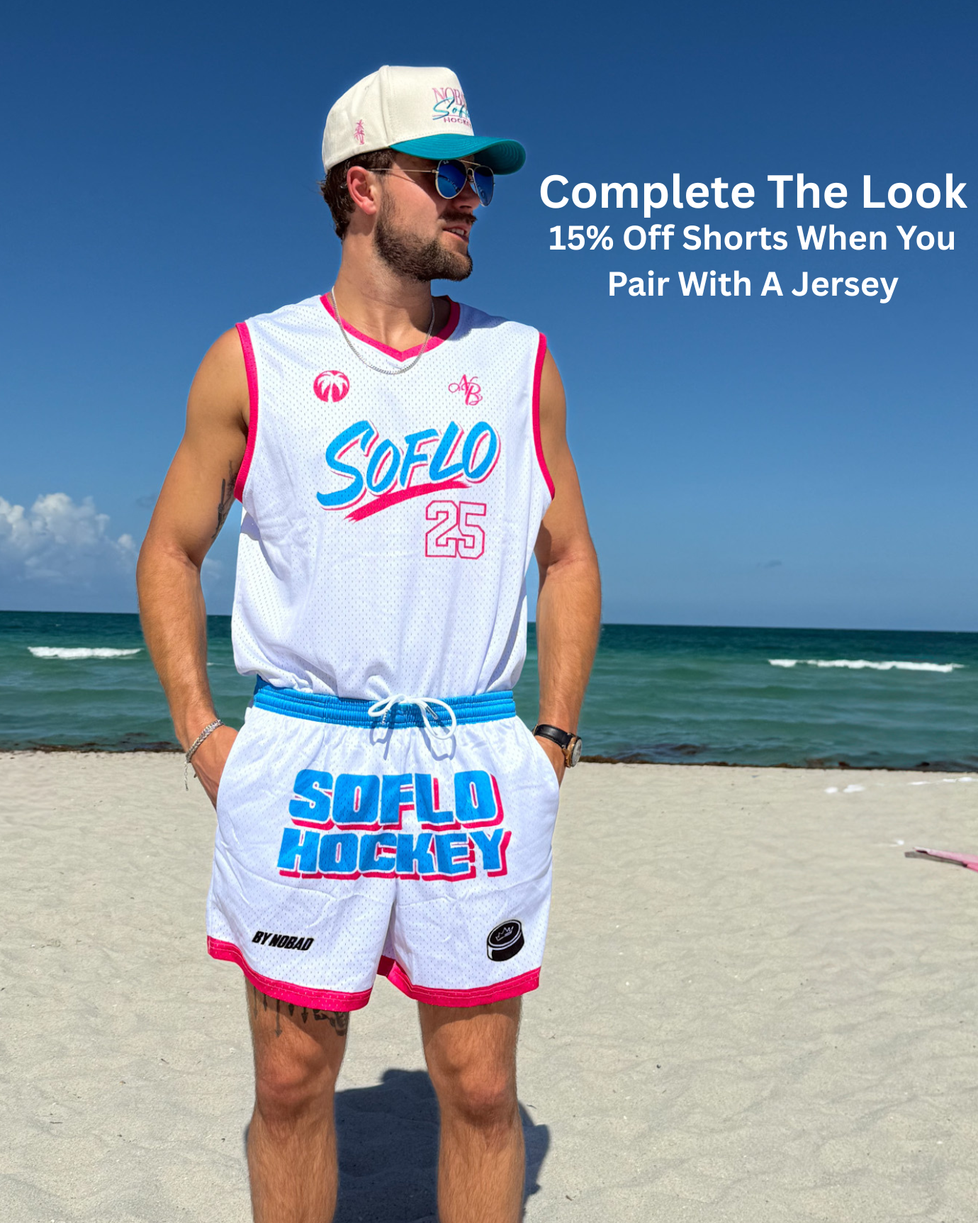 SoFlo Hockey Mesh Shorts