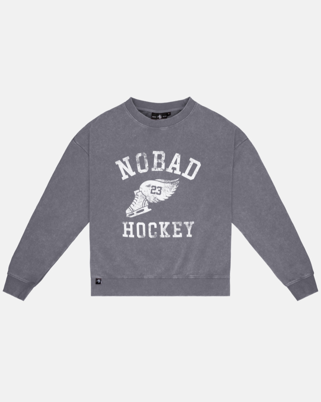 Vintage Hockey Crewneck - Washed Grey