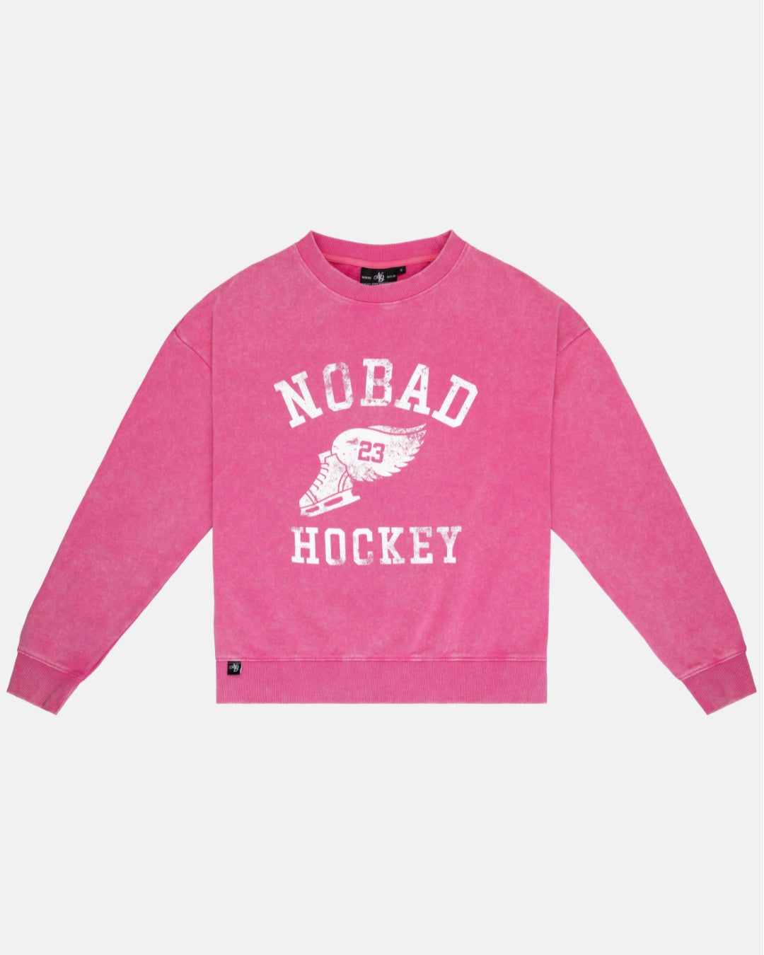 Vintage Hockey Crewneck | Washed Pink