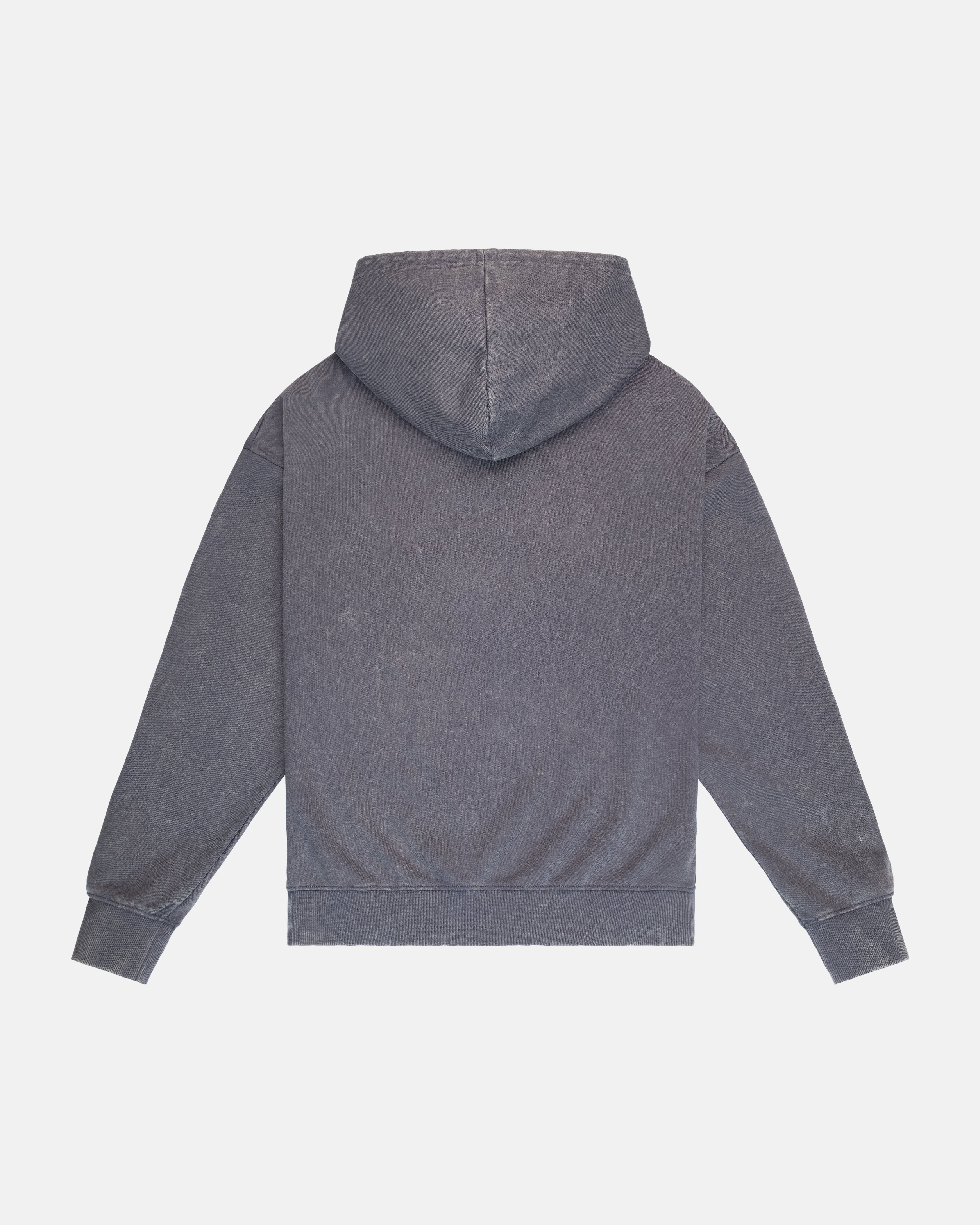 Vintage Embroidered Hoodie - Washed Grey
