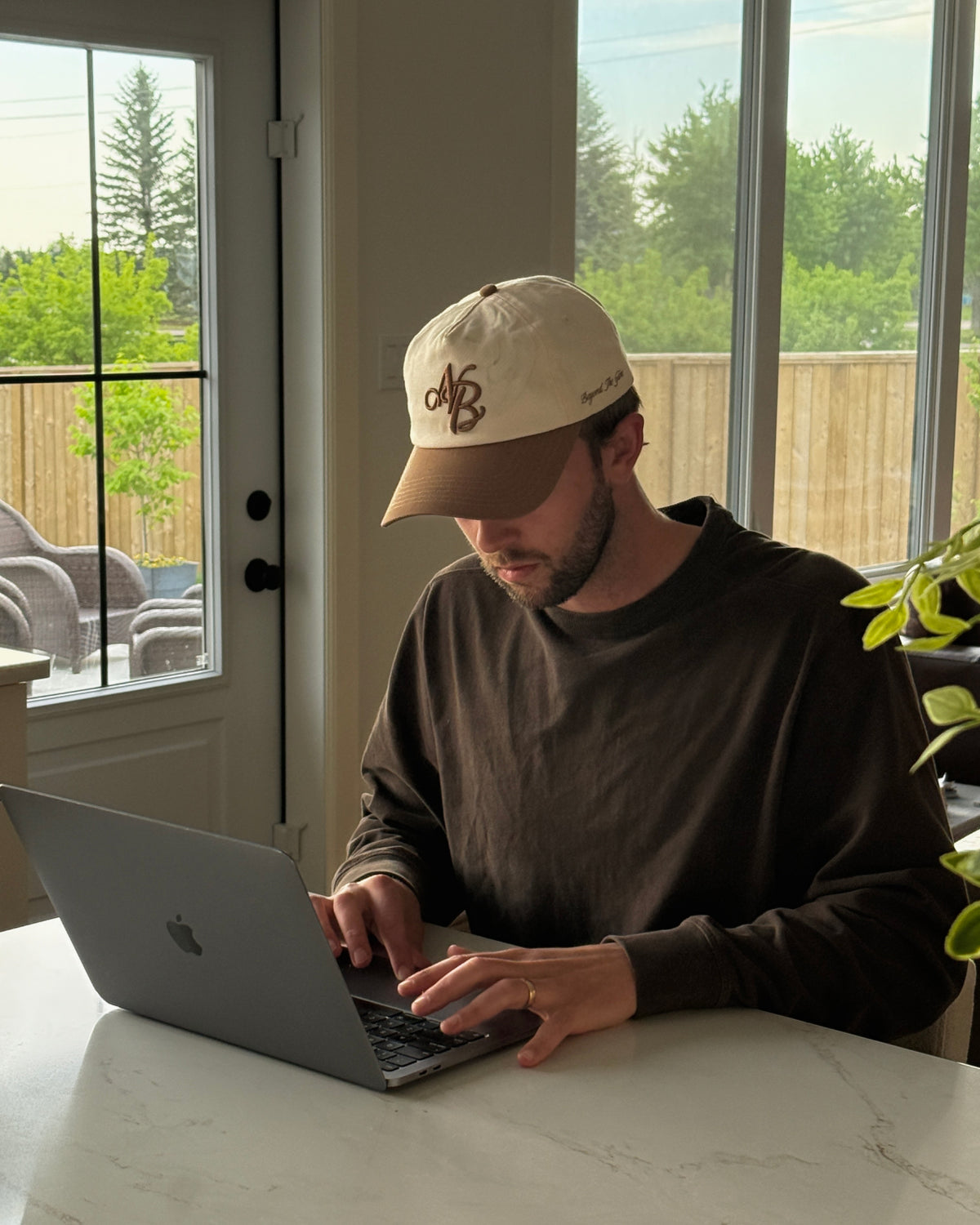 Core Hat | Brown & Cream-4
