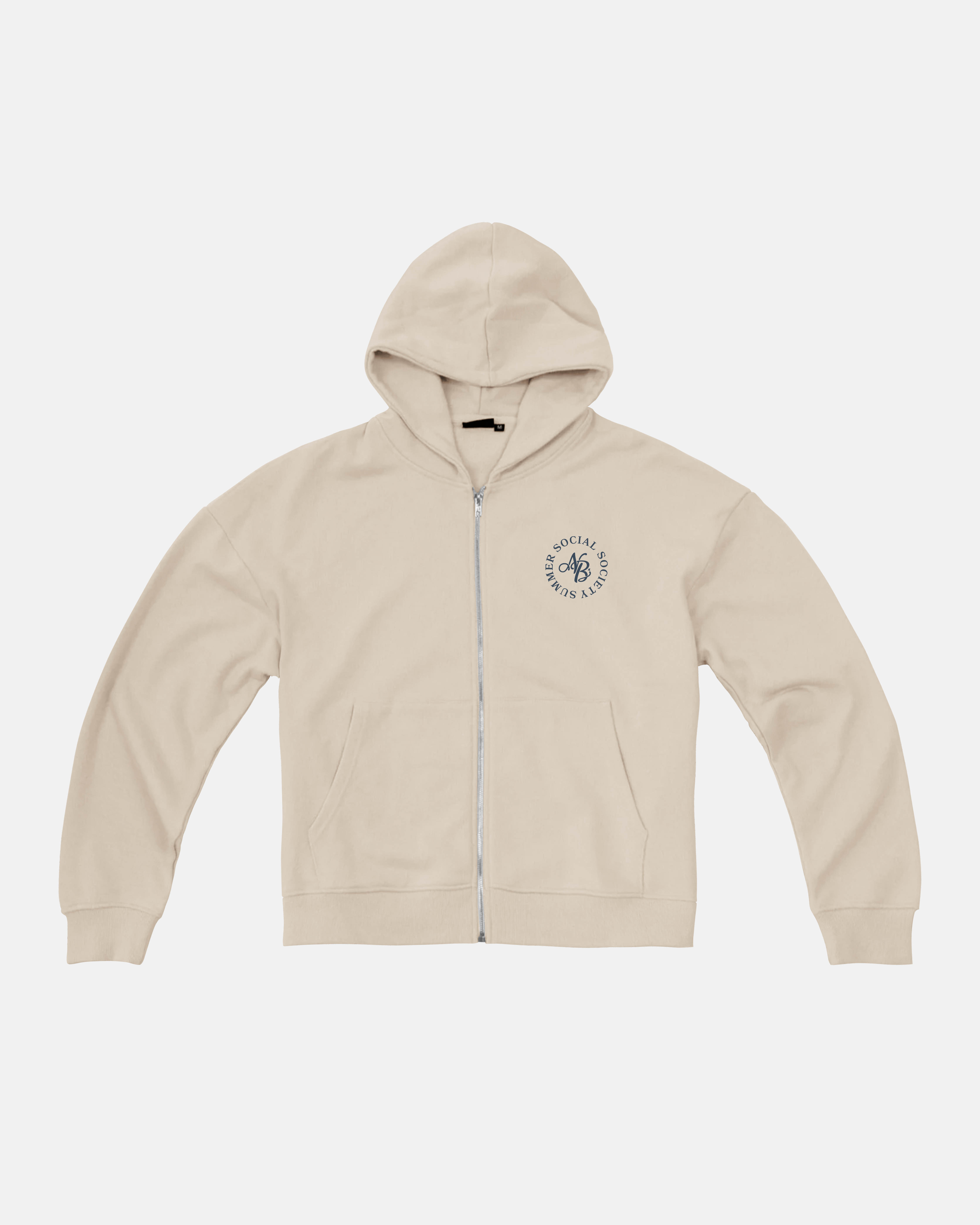 Off-Season Zip Hoodie| Tan