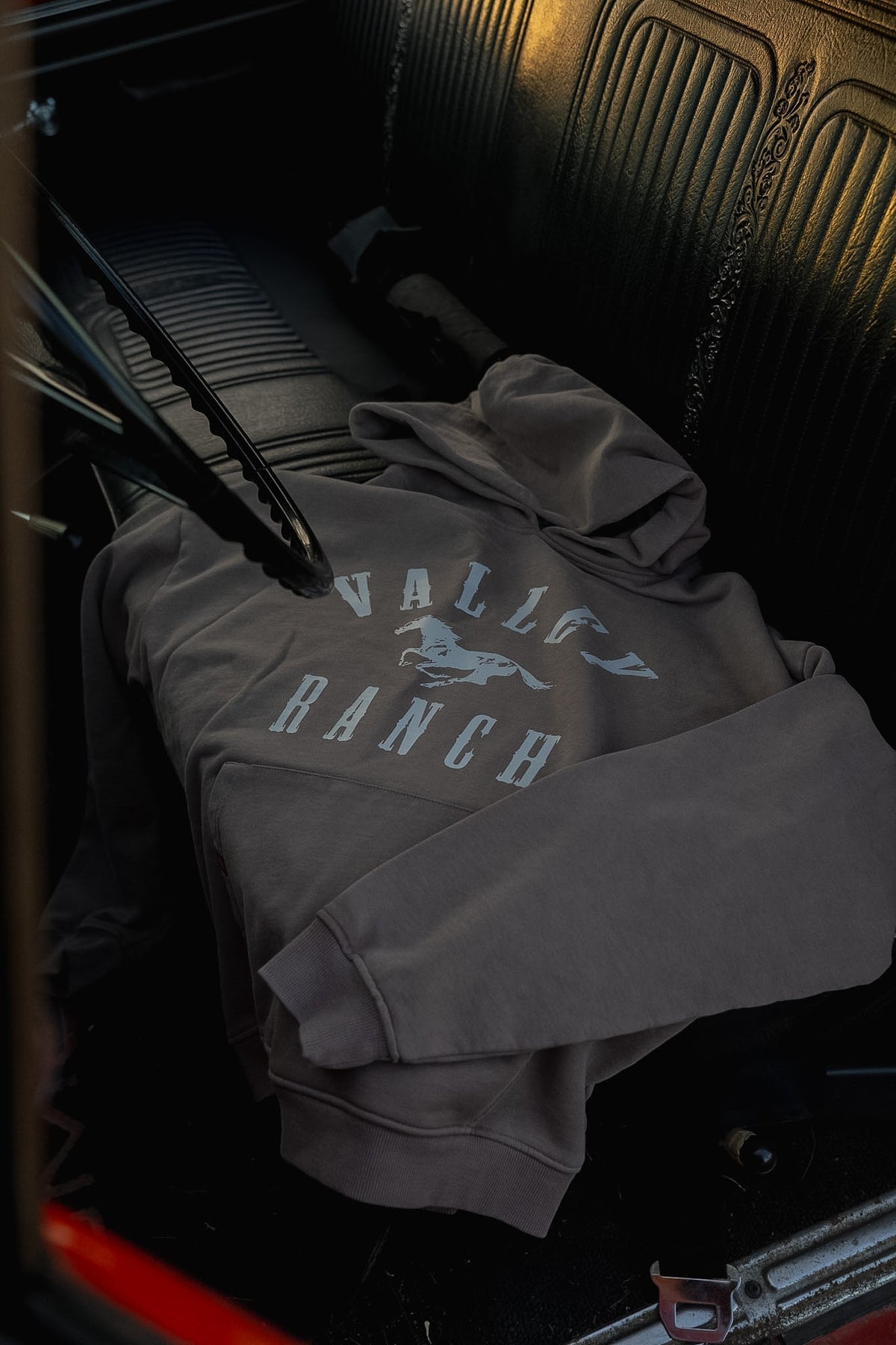 Valley Ranch hoodie flat-lay product view
